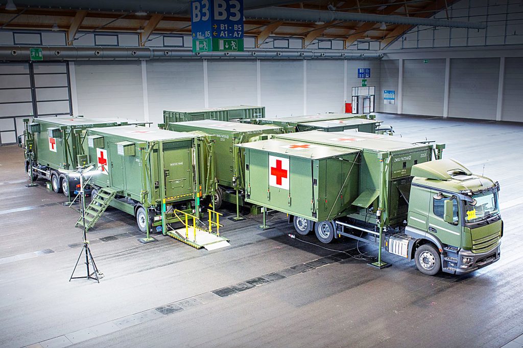 Rheinmetall liefert fünf mobile Feldhospitäler nach Dänemark