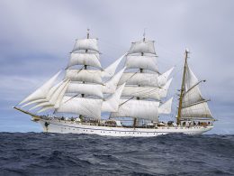 Segelschulschiff Gorch Fock auf Nachwuchstour durch Europa