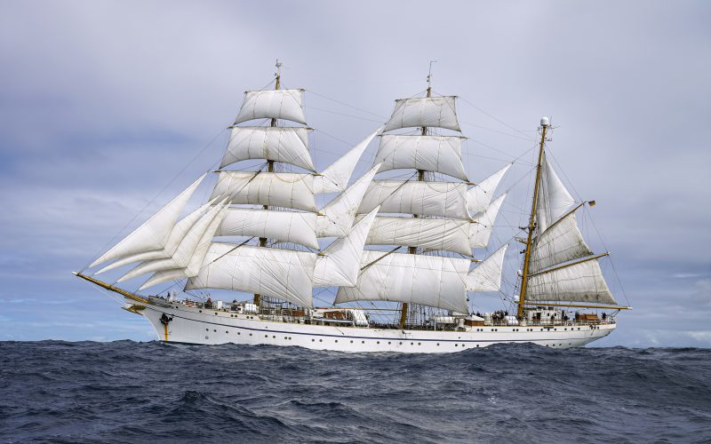 Segelschulschiff Gorch Fock auf Nachwuchstour durch Europa