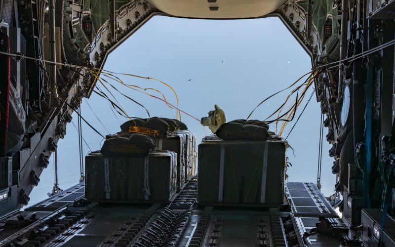 Deutsche Luftwaffe wirft 381 Tonnen Hilfsgüter über Gaza ab