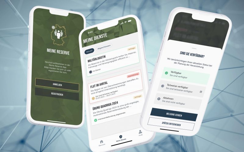 Bundeswehr führt digitale Einberufung für Reservisten ein