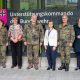 Staatssekretärin (BMG) Katja Kohfeld wird zum Arbeitsgespräch am Unterstützungskommando der Bundeswehr in Bonn vom Befehlshaber des Zentralen Sanitätsdienstes der Bundeswehr, Generaloberstabsarzt Dr. Ralf Hoffmann, empfangen.