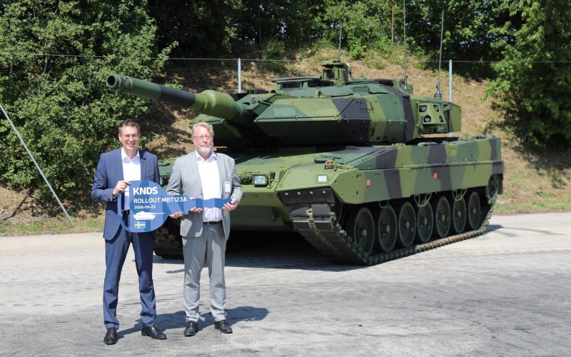 Schweden erhält ersten Stridsvagn 123 A