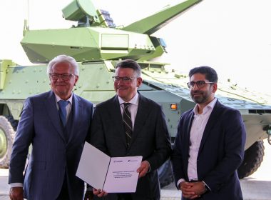 Der Rüstungskonzern baut in Calden ein Logistik- und Technologiezentrum mit mehr als 30.000 Quadratmetern Nutzfläche. Das Land Hessen fördert das Vorhaben, das Investitionsvolumen liegt im dreistelligen Millionenbereich.